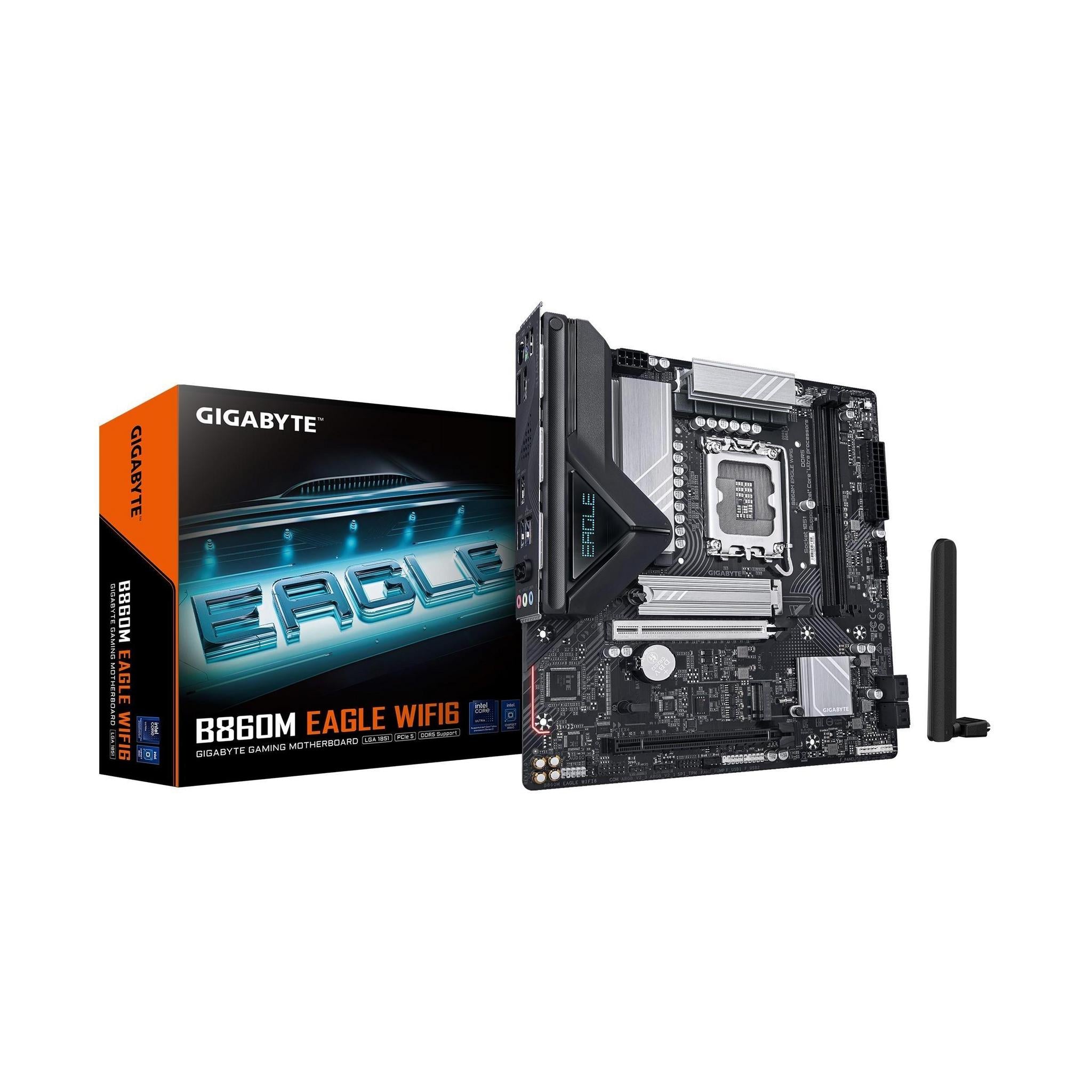 Gigabyte B860M EAGLE WIFI6 2x DDR5 2x M.2 microATX Motherboard