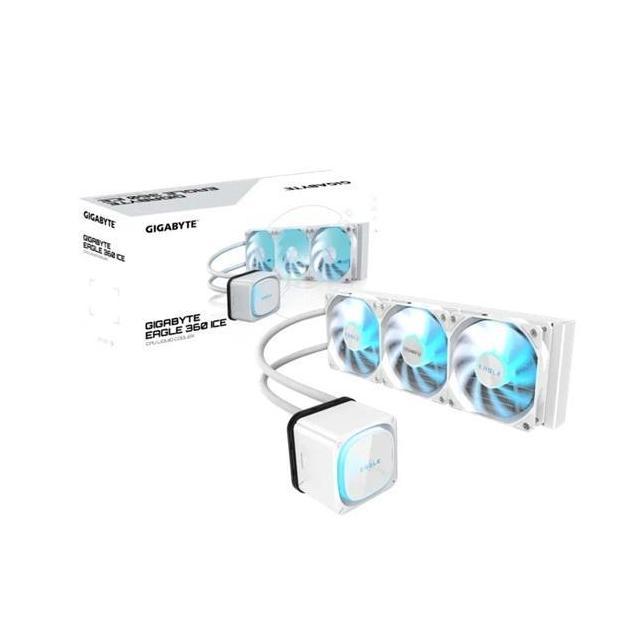 Gigabyte EAGLE 360 ICE 360mm Alu Rad 3x120mm ARGB Fans Intel AM5 AMD AM4 AIO CPU Cooler