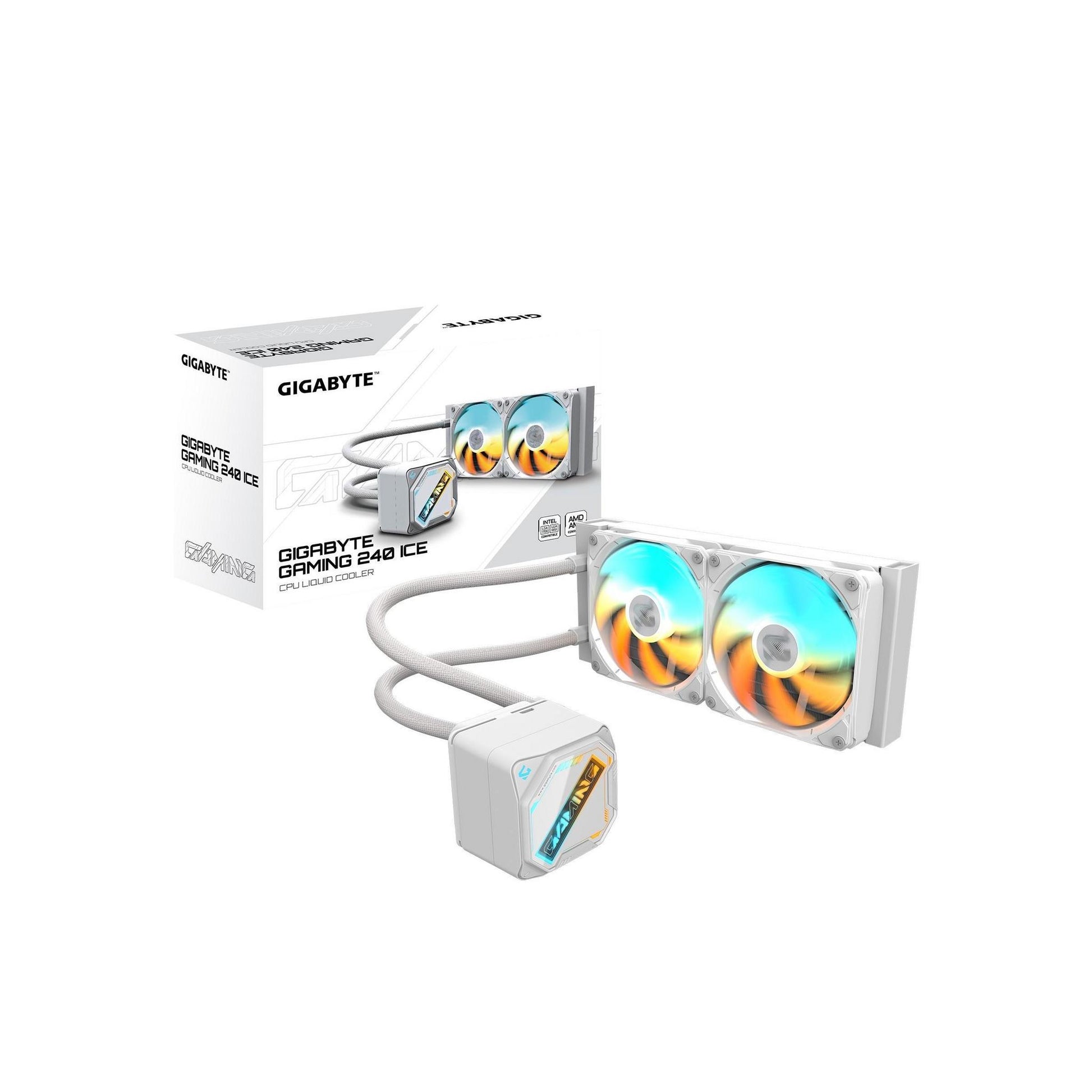 GIGABYTE GAMING 240 ICE all-in-one liquid cooler Intel 1851 / 1700 / 115X / 1...