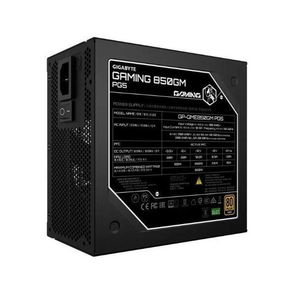 Gigabyte Gaming 850GM PG5 850W ATX Gold Fully Modular PCIe 5.0 PSU 135mm Fan