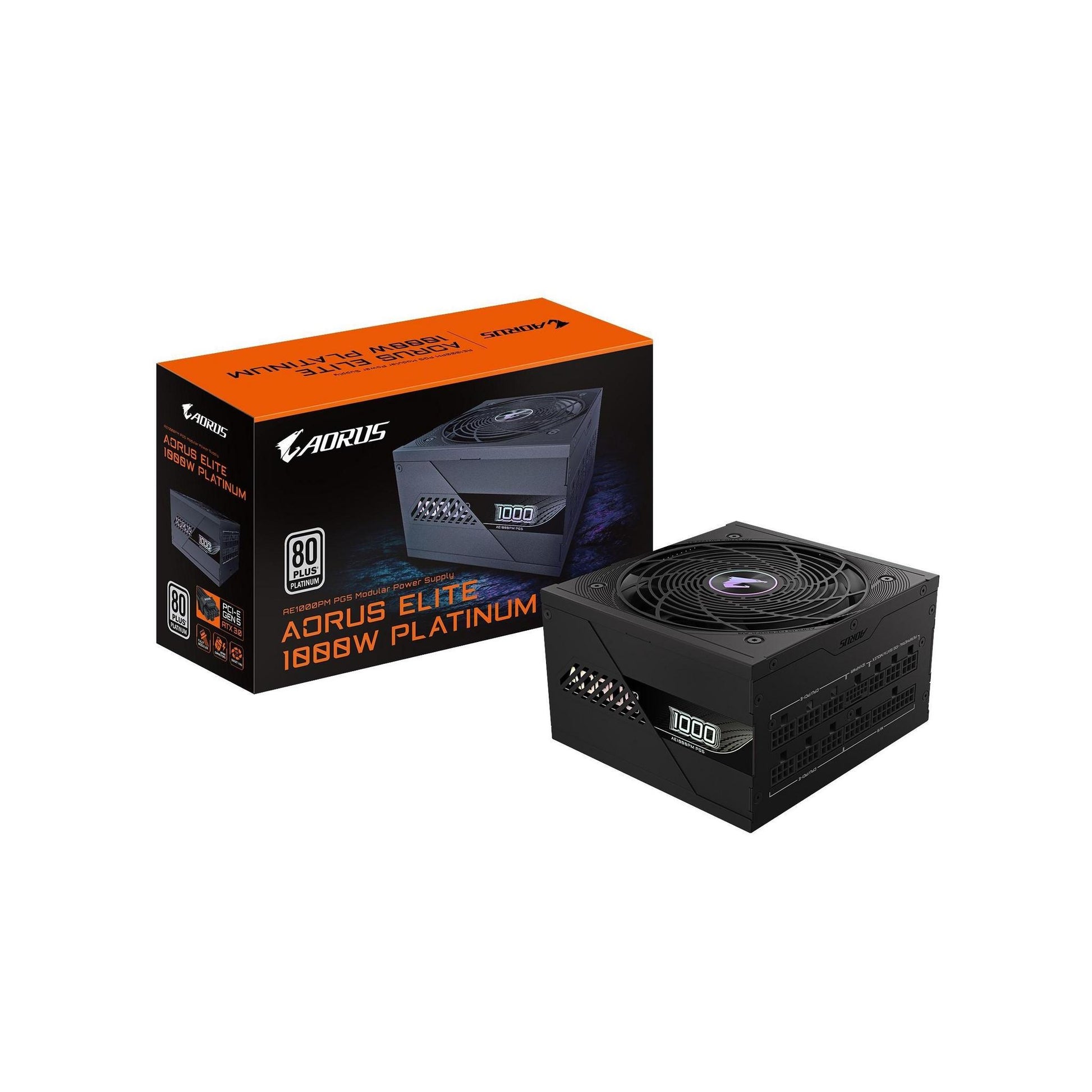 Gigabyte GP-AE1000PM PG5 1000W ATX Platinum PSU 120mm Fan