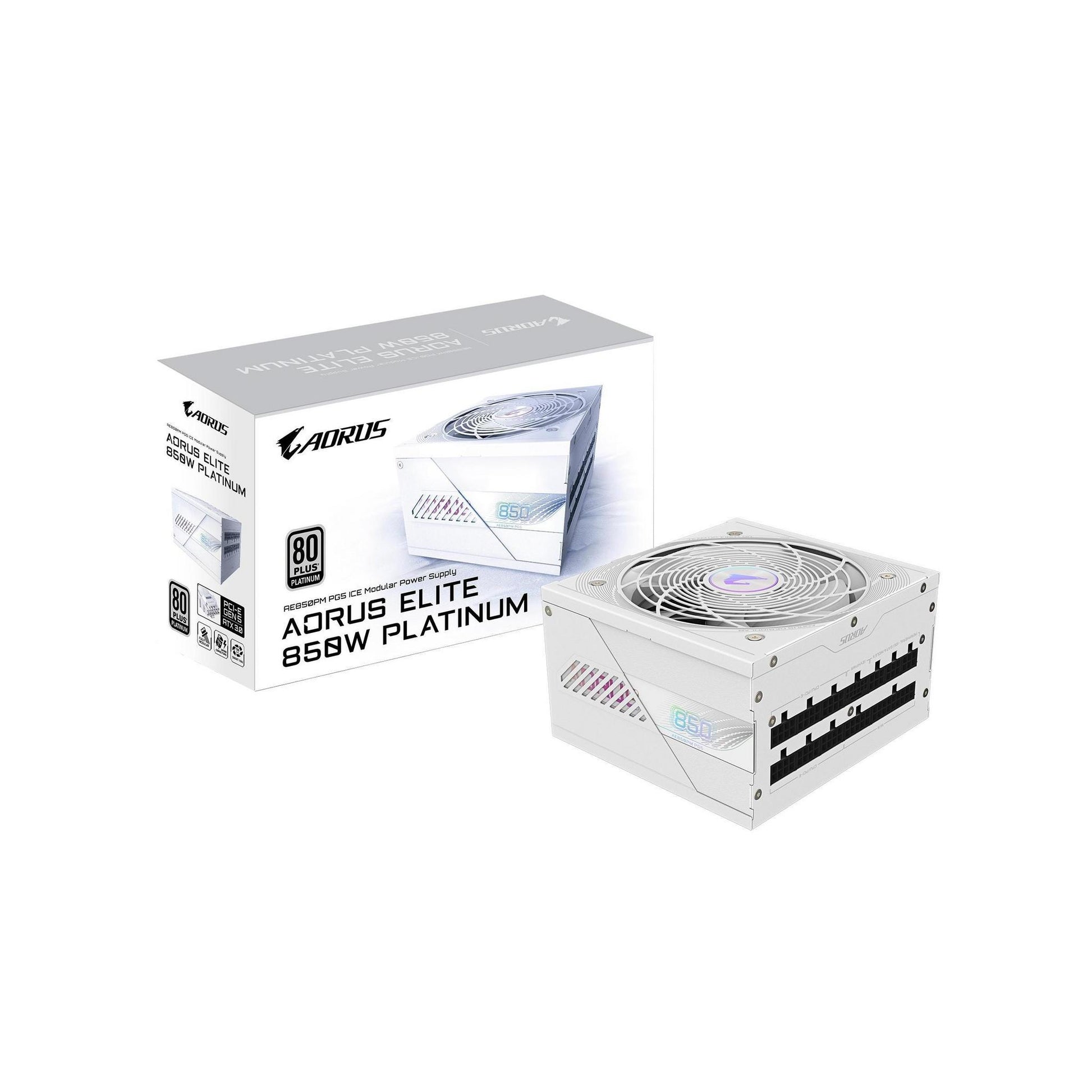 Gigabyte GP-AE850PM PG5 ICE 850W ATX Platinum PSU 120mm Fan