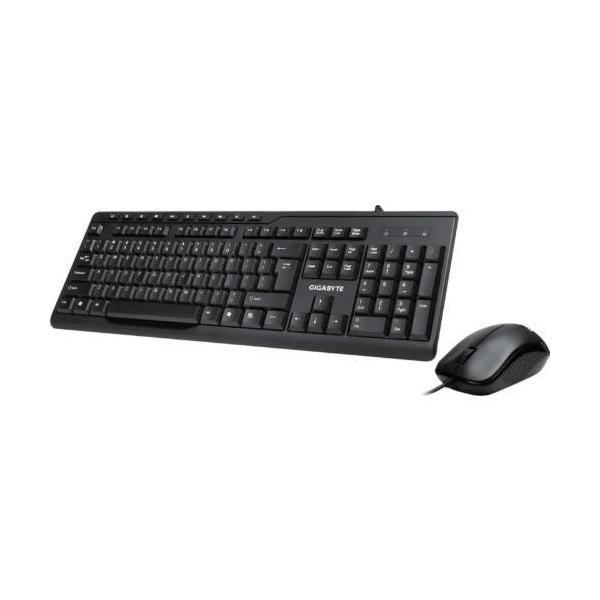 Gigabyte KM6300 USB Wired Keyboard Mouse Combo 1000DPI Multimedia Controls