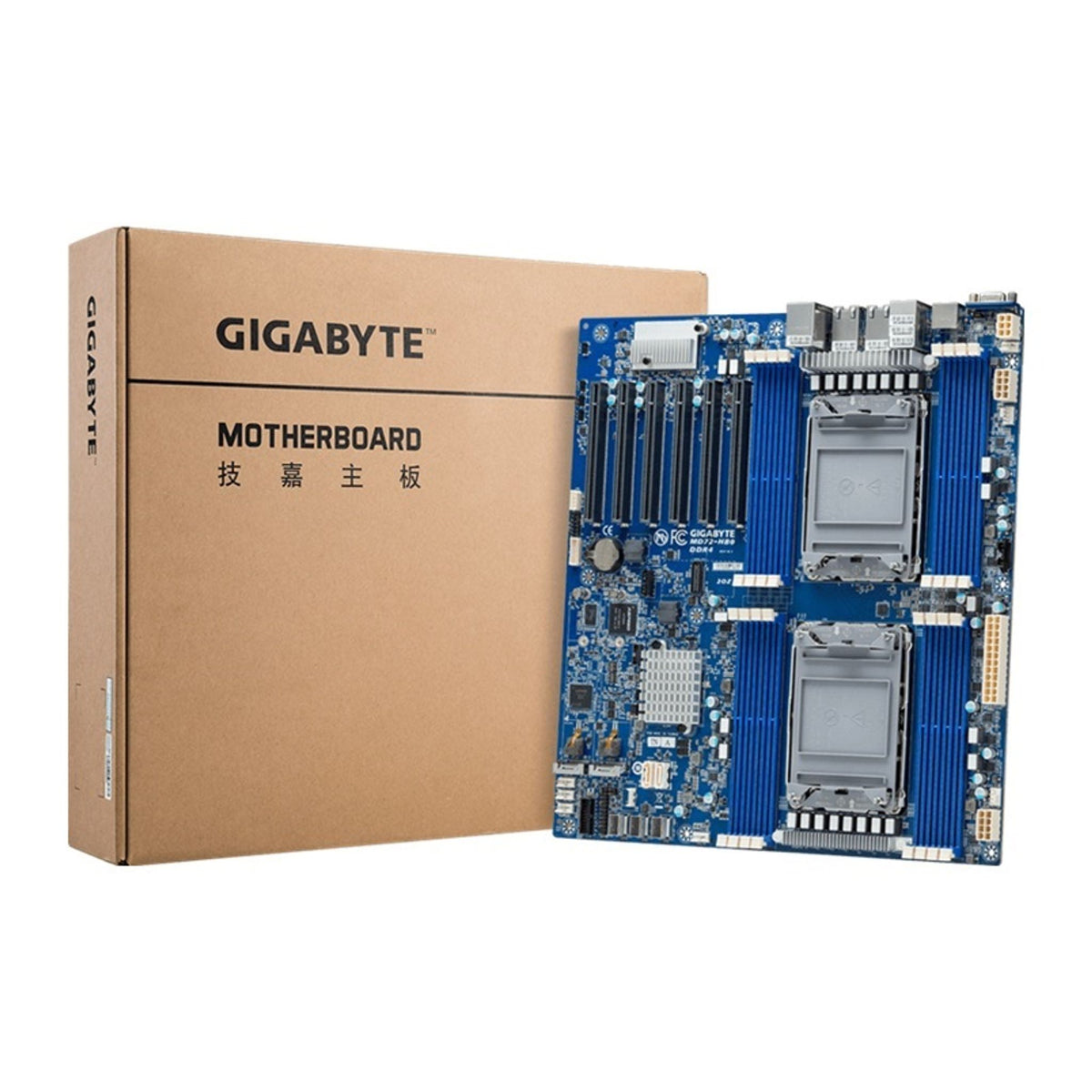 Gigabyte MD72-HB2 Dual Xeon 2x M.2 6x PCIe Gen4 x16 Motherboard