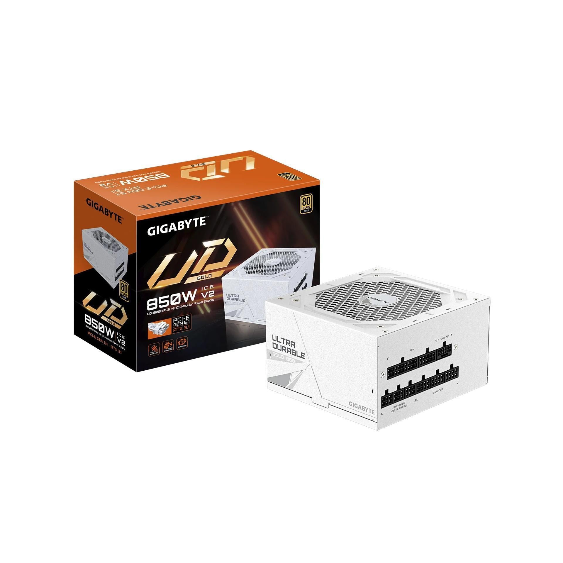 Gigabyte UD850GM PG5 850W ATX Gold PSU 120mm HYB Fan