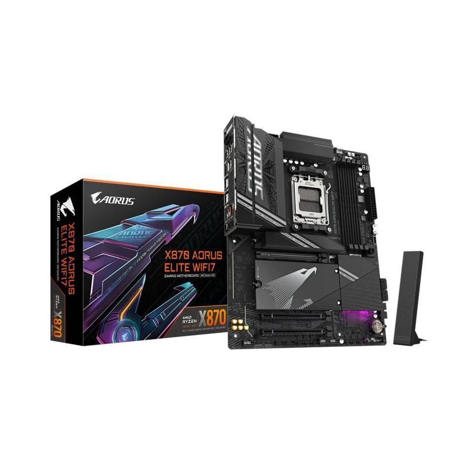 Gigabyte X870 AORUS ELITE WIFI7 AMD AM5 ATX Motherboard 4x DDR5 3x M.2 PCIe x16