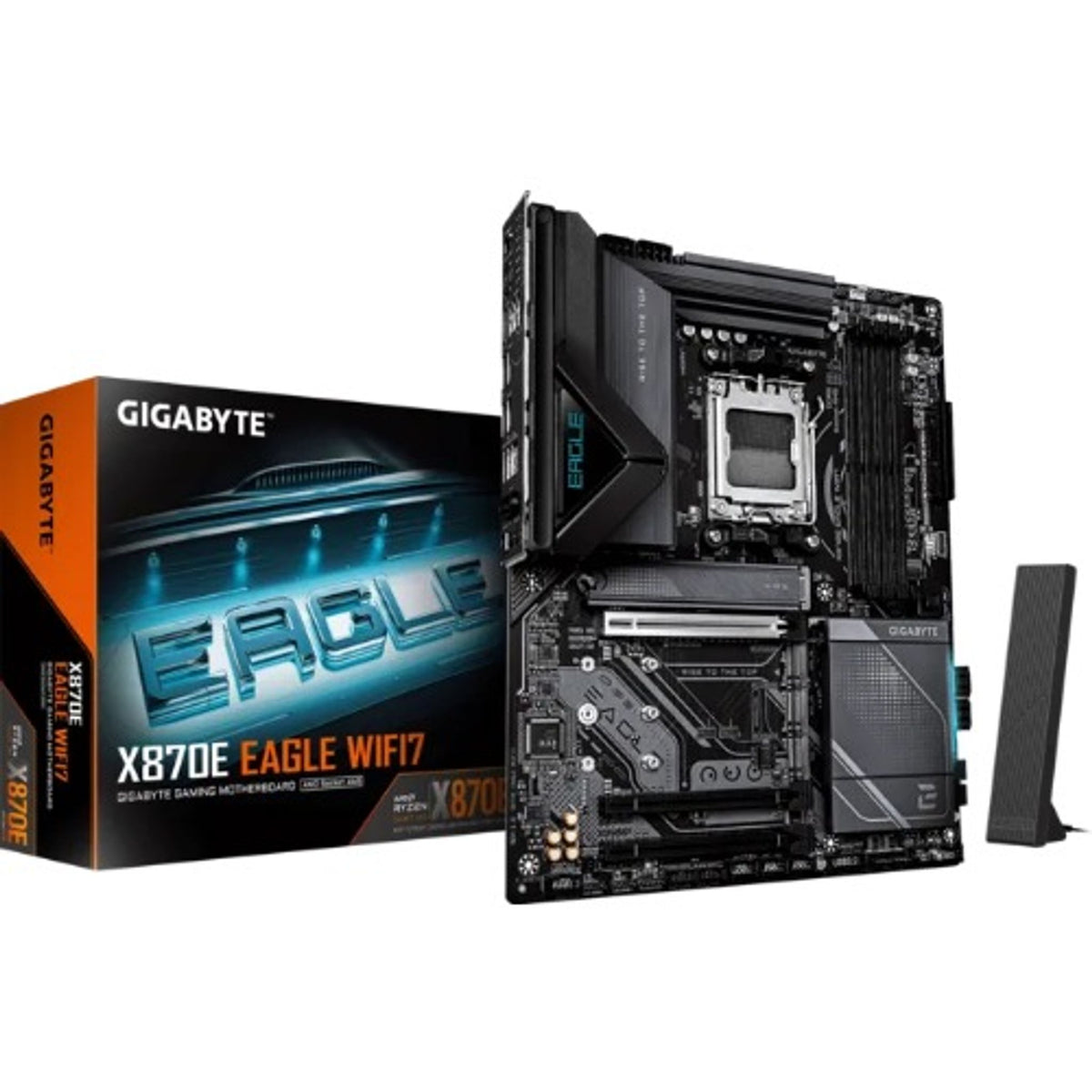 Gigabyte X870E EAGLE WIFI7 AM5 ATX 4x DDR5 PCIe 5.0 M.2 USB4 Wi-Fi 7 5GbE HDMI