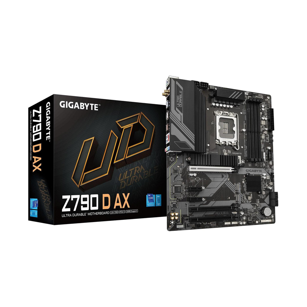 Gigabyte Z790 D AX LGA 1700 ATX Motherboard 4x DDR5 2x PCI-E x16 3x M.2