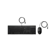 HP 225 USB Wired Keyboard Mouse Combo Adjustable Feet Easy Clean Plug & Play