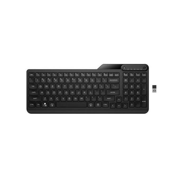 HP 475 Dual-Mode Wireless Keyboard Bluetooth 5.3 24M Range USB Port Multi-OS Black