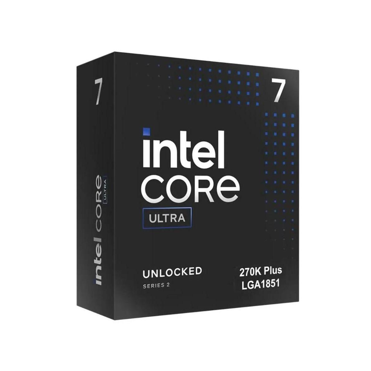 Intel Core Ultra 7 processor 270K Plus LGA1851 (36M Cache up to 5.50 GHz)(15t...