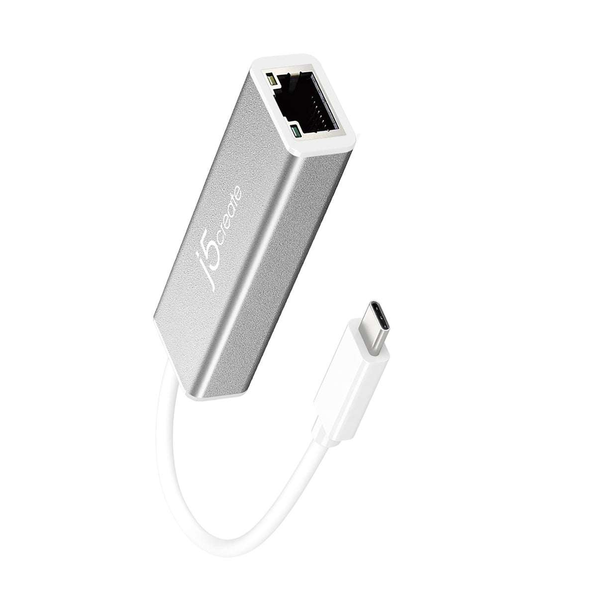 j5create JCE133G Gigabit Ethernet Adapter USB-C 1Port 10/100/1000Base-T
