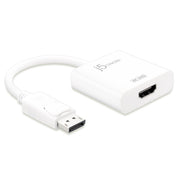 j5create JDA158 A/V Adapter - 1x Displayport 1.2 Digital Audio/Video - Male