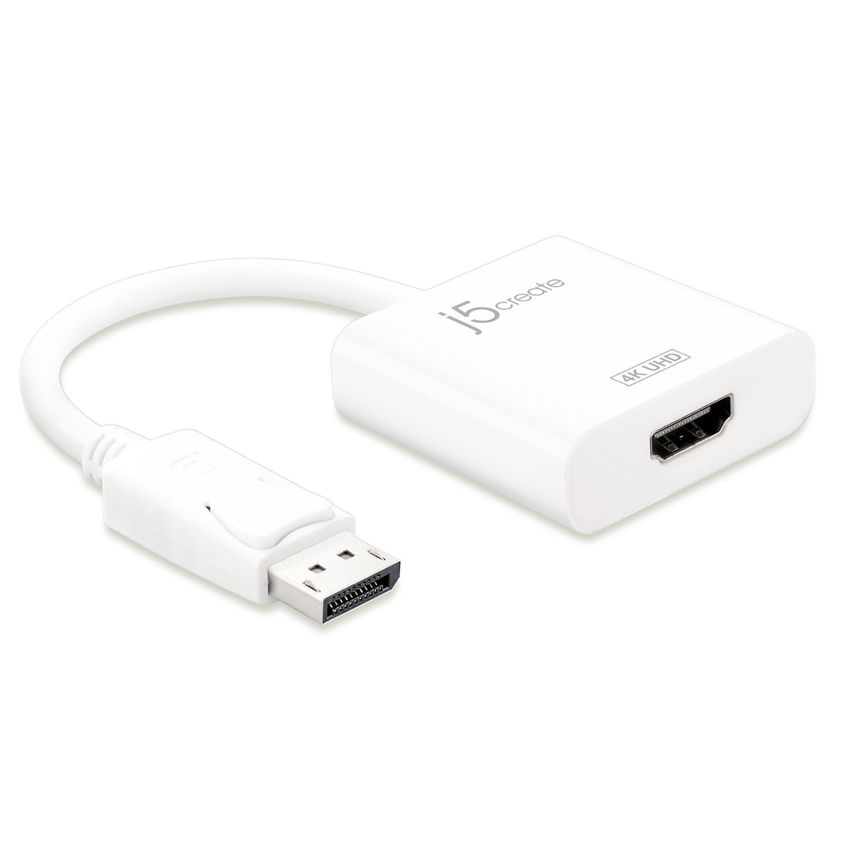 j5create JDA158 A/V Adapter - 1x Displayport 1.2 Digital Audio/Video - Male