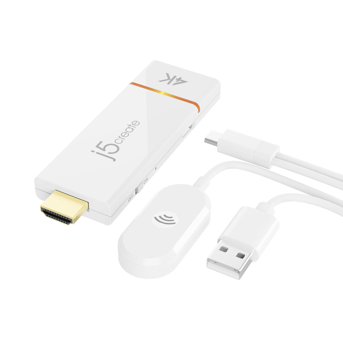 j5create JVAW76 15m Range Wireless Video Extender 4K HDMI USB