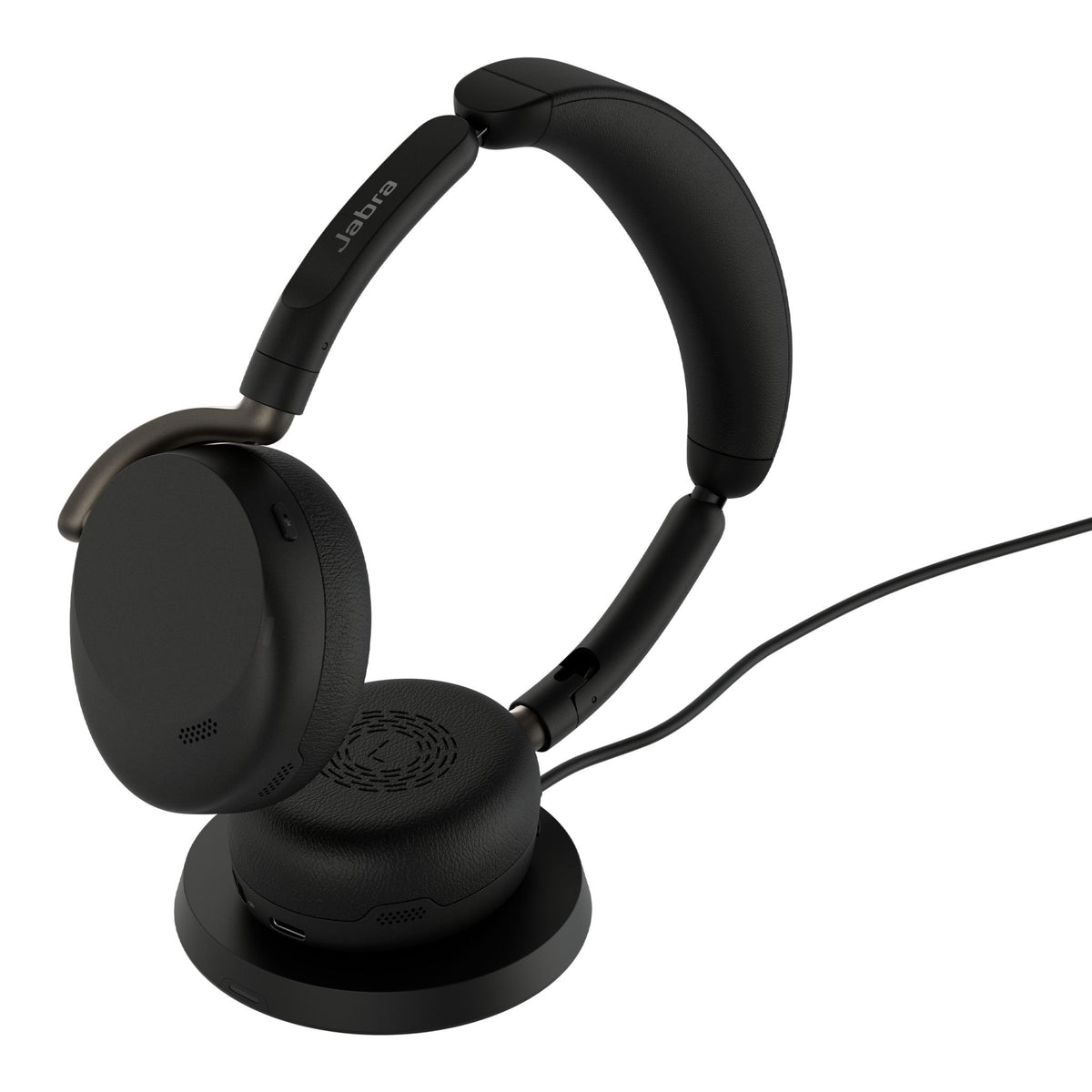 Jabra Evolve3 65 Flex UC Link390C Wireless Headset Black Charging