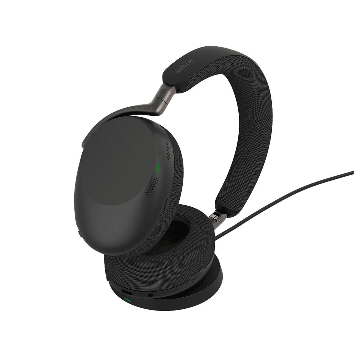 Jabra Evolve3 85 UC Link390C Wireless Charging Headset Black