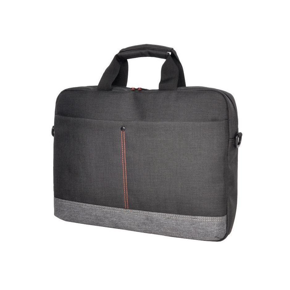 Just You PC 10-16" Notebook Backpack Top Zip Closure Padded Compartment Black/Grey