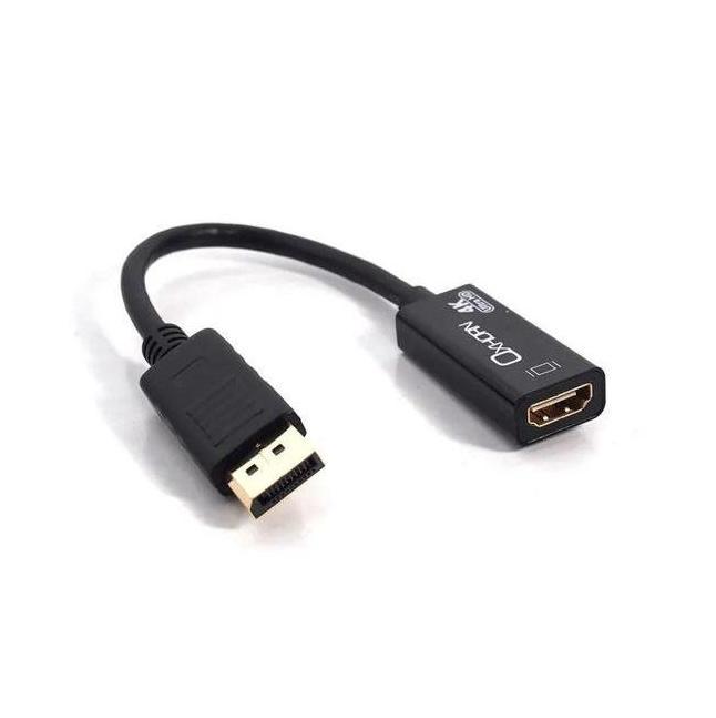 Just You PC DisplayPort DP to HDMI Male to Female Adapter 4K@30Hz 15cm Gold Plated