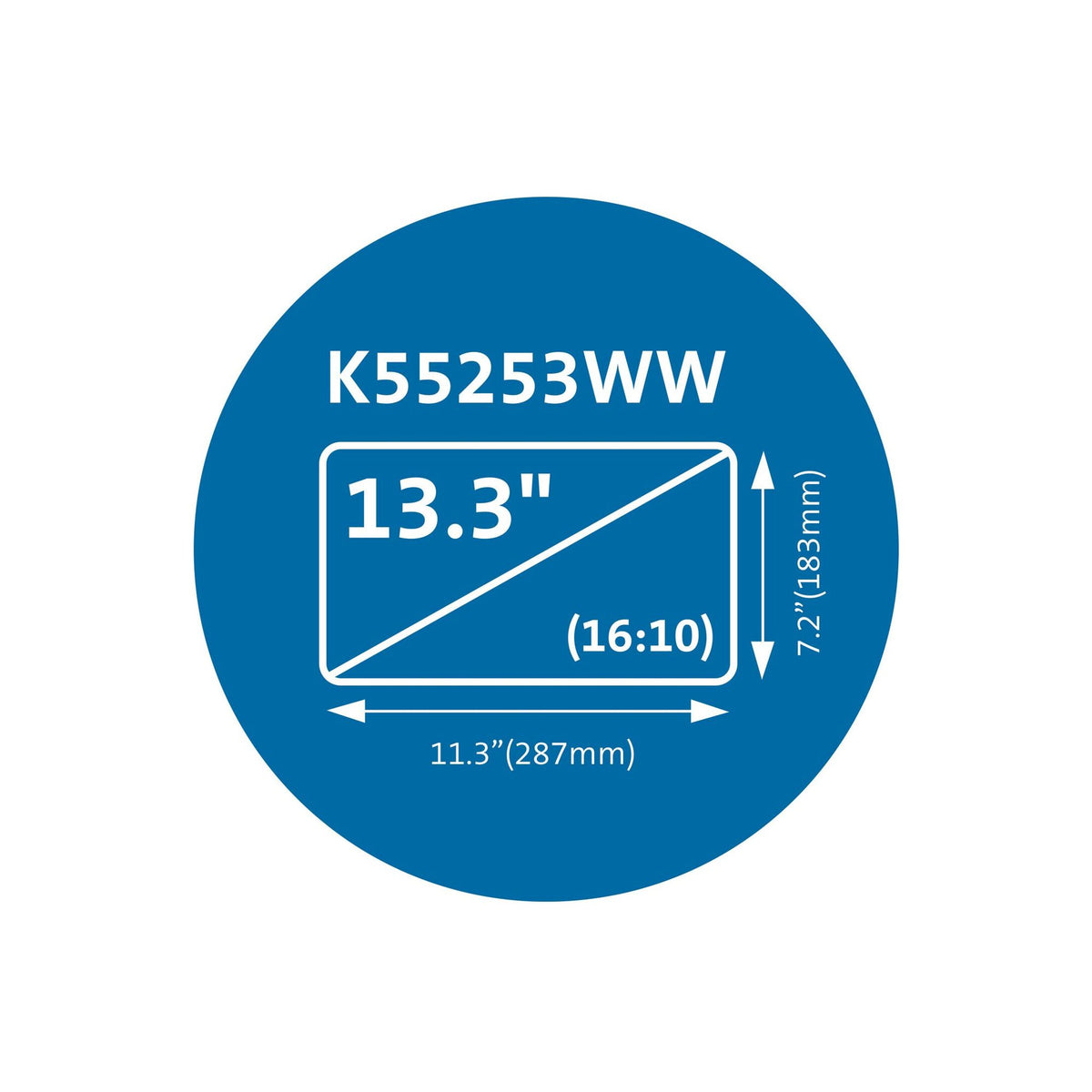 Kensington MagPro Magnetic Privacy Screen 13.3" Laptop (16:10)