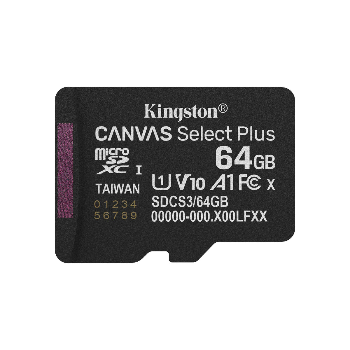 Kingston Canvas Select Plus 64GB UHS-I 100MB/s Class 10 microSDXC