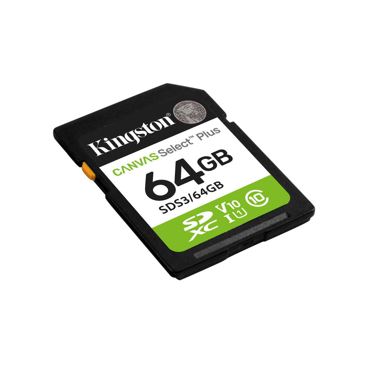 Kingston Canvas Select Plus 64GB UHS-I 100MB/s Class 10 SDXC