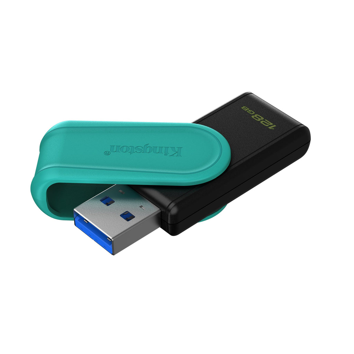 Kingston DataTraveler Exodia S 128GB USB 3.2 Flash Drive Black/Turquoise