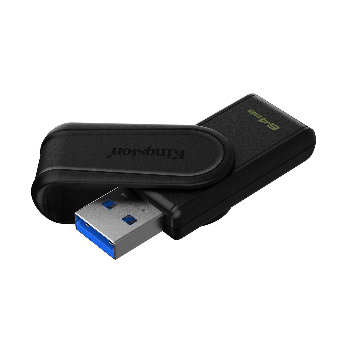 Kingston DataTraveler Exodia S 64GB USB 3.2 Flash Drive Black/Black