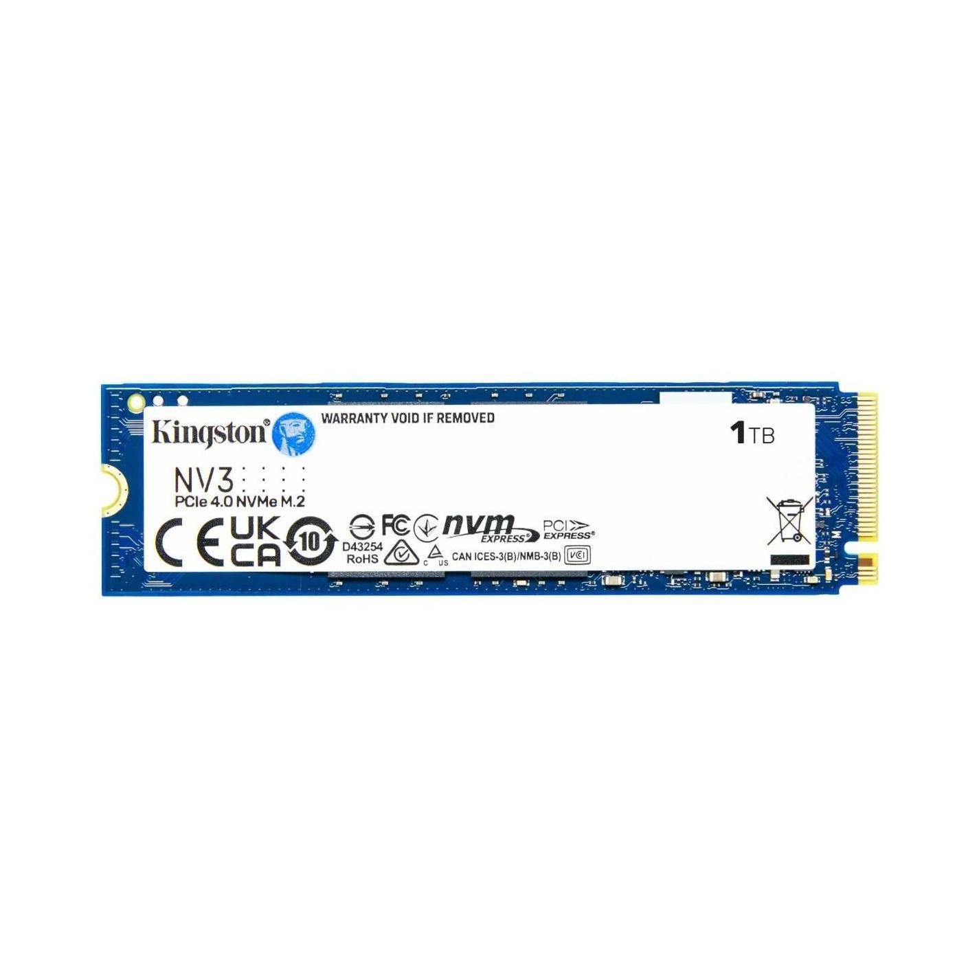 Kingston NV3 1TB NVMe M.2 PCIe 4.0 SSD 6000/4000MB/s