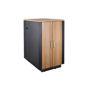 LDR Assembled Soundproof 18U Cabinets ( Black and Wood Color) 3 Pcs Low Noise