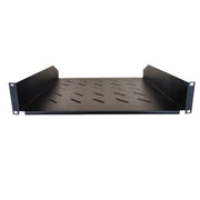 LDR Cantilever 2U 452mm Depth Shelf Black Metal Construction