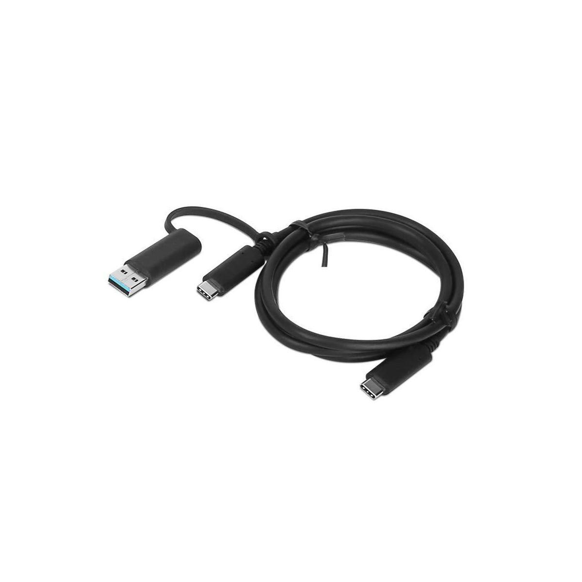 Lenovo Hybrid USB-C to USB-A Cable 5A 10Gbps 1M