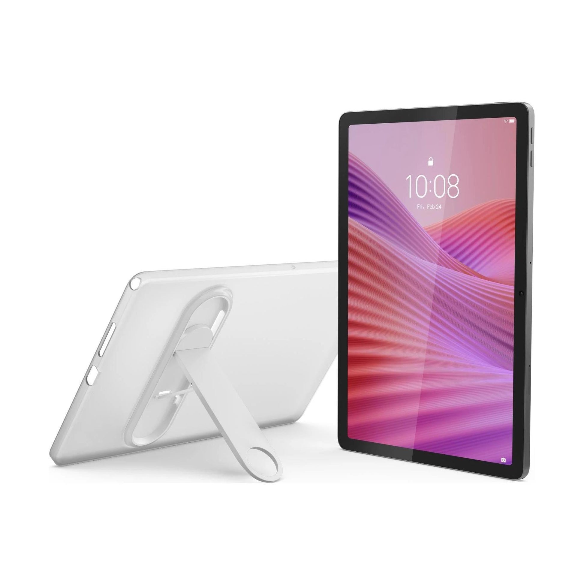 Lenovo Tab 10.1" Wi-Fi 4GB 128GB Luna Grey FHD+ 8MP/5MP 5100mAh Android Tablet With Clear Case