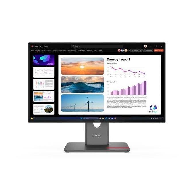 Lenovo ThinkVision P24Q-40 24" QHD USB-C Docking Monitor 2K IPS Adjustable