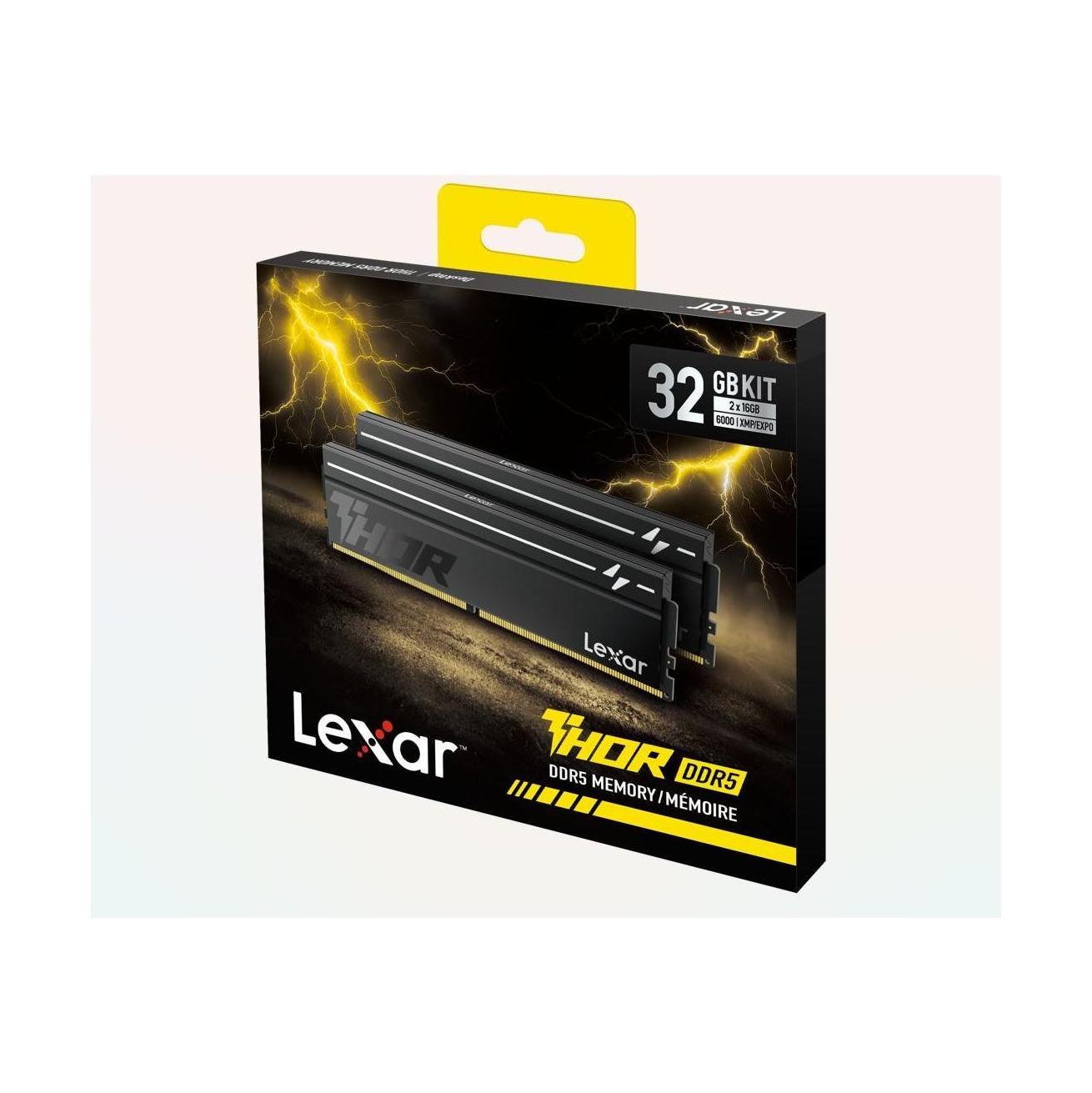 Lexar LD5U16G60C400V-RGD DDR5 32GB Kit 6000 MT/s CL40 THOR G2 OC