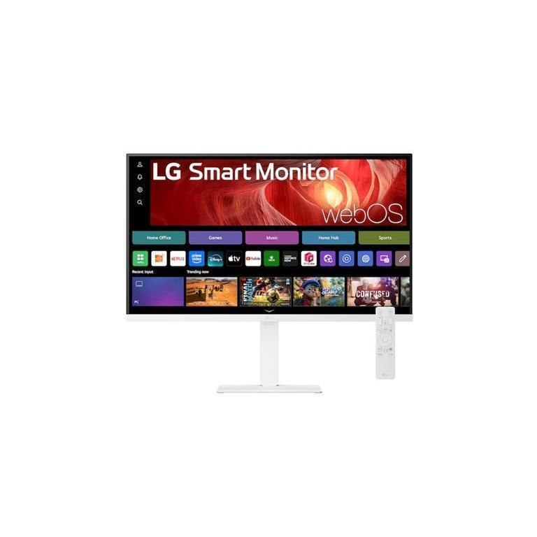 LG 31.5” 4K UHD Smart 60Hz Monitor 3840x2160 webOs AirPlay2 Screen Share Blue...