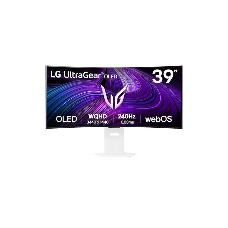 LG 39" UltraGear OLED 240Hz WQHD Curved Gaming Monitor 3440x1440 DCI-P3 G-SYNC FreeSync USB-C 65W