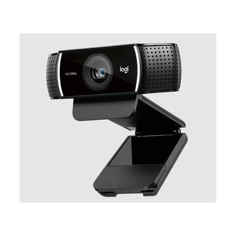 Logitech C922 Pro Stream Full HD 1080p 30fps Webcam 2 Stereo Mics Autofocus Light Correction 78° FoV