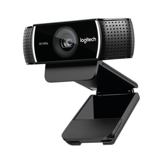 Logitech C922 Pro Stream Full HD Webcam 1080p 30fps Stereo Microphones Autofocus Light Correction