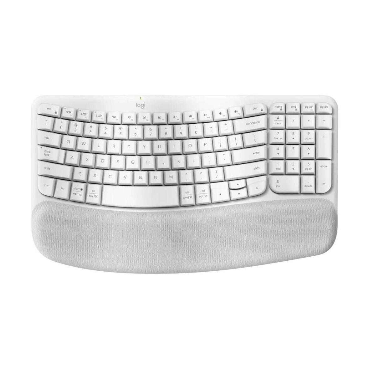 Logitech Ergo Series Wave Keys Wireless Off-White Keyboard