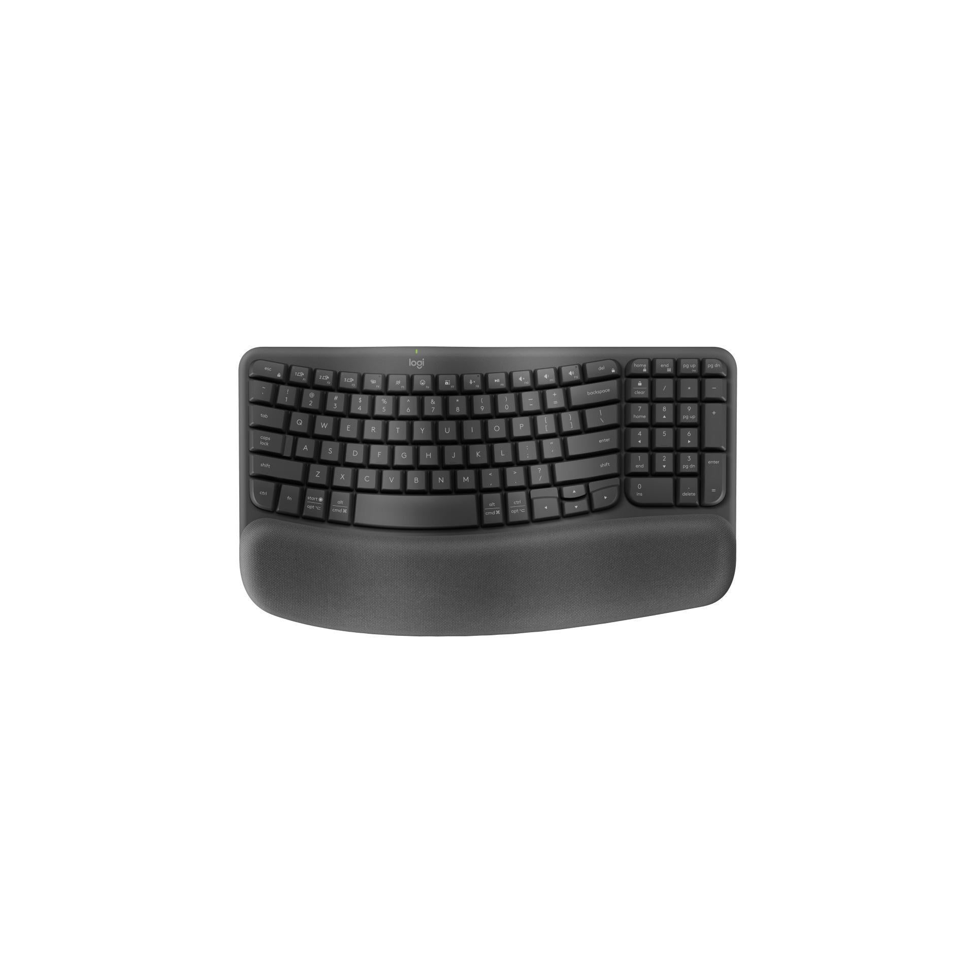 Logitech Ergo Wave Keys Wireless Graphite Keyboard