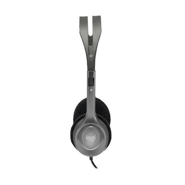 Logitech H110 Stereo Headset with 3.5mm Jack and Adjustable Mic