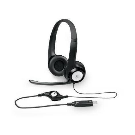 Logitech H390 USB Headset with Noise Cancelling Microphone and Inline Controls