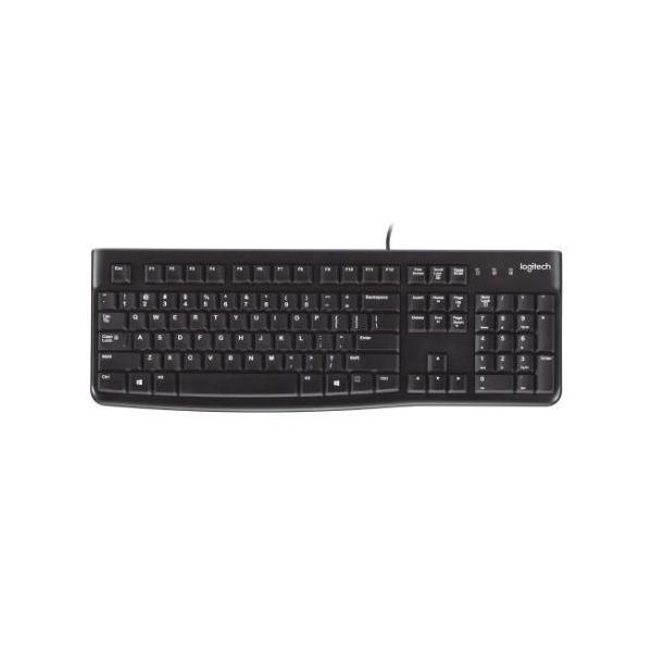 Logitech K120 Wired Keyboard Quiet Typing Spill Resistant Thin Profile