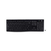 Logitech K270 2.4 GHz Wireless Full Size Keyboard 128-bit AES encryption 24-m...