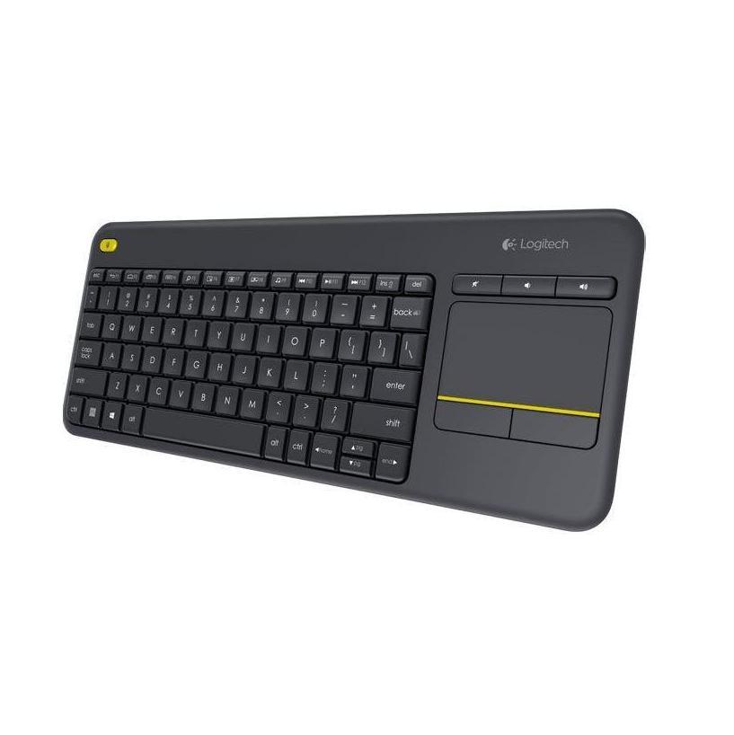 Logitech K400 Plus Wireless Keyboard with Touchpad and Media Keys USB Receiver