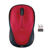 Logitech M235 Wireless Mouse Red Advanced Optical Tracking