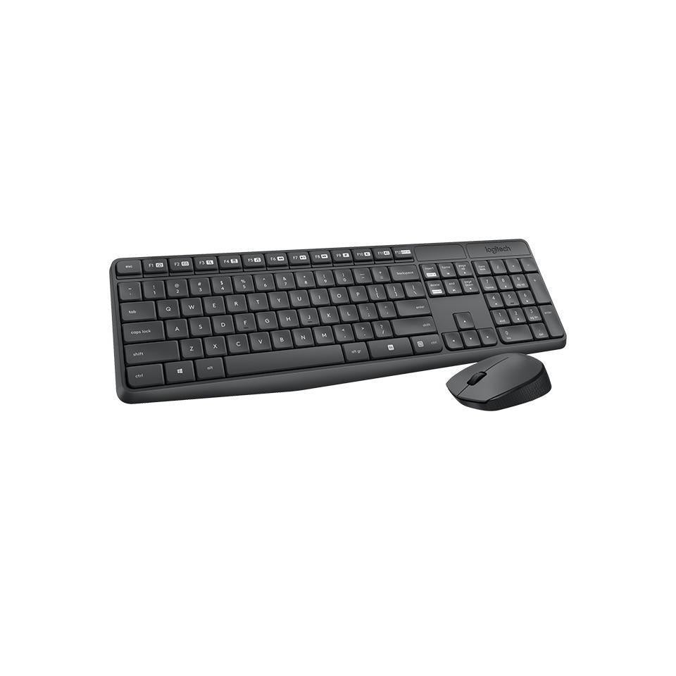 Logitech MK235 Wireless Keyboard Mouse Combo 2.4GHz 8 Shortcut Keys