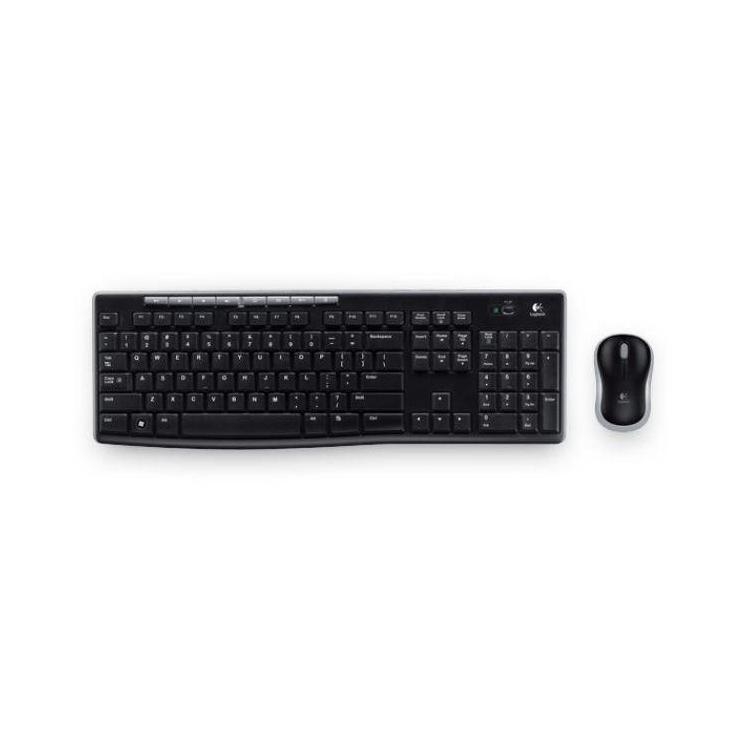 Logitech MK270R Wireless Keyboard Mouse Combo 2.4GHz 8 Shortcut Keys