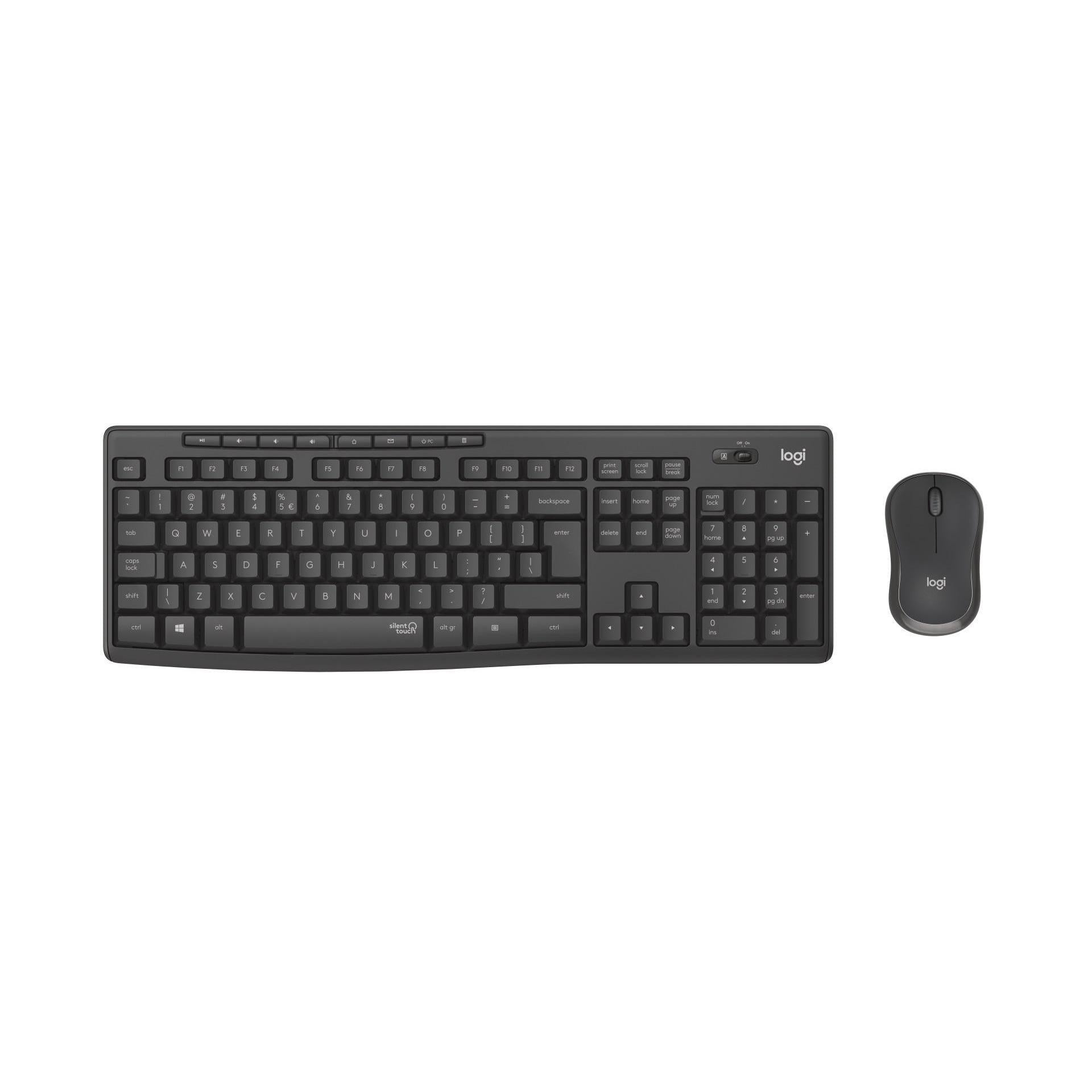 Logitech MK295 Silent Keyboard Mouse Combo 2.4GHz USB Receiver